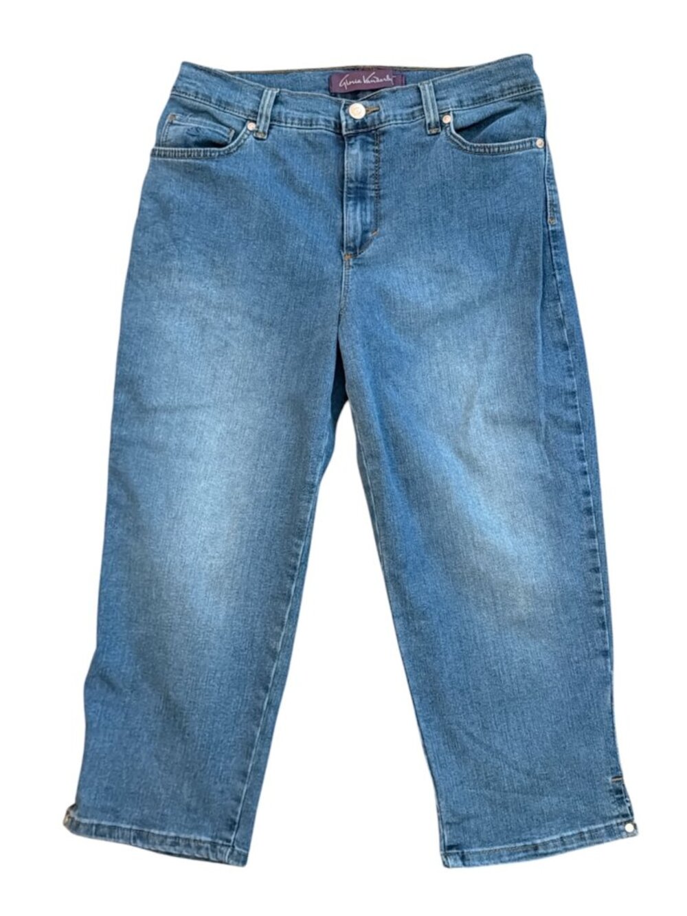 Gloria Vanderbilt Amanda Capri Jeans Women’s Size 6 Stretch Denim